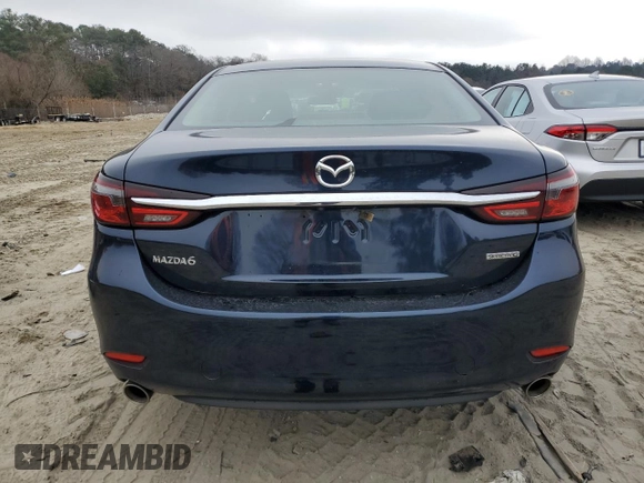 2021 Mazda 6 Sport with VIN JM1GL1UM3M1601363, listed as a Copart auction lot 84302274 with 62,227 mi miles and Salvage Title. Bid and sale history available at carsss.com. Image 6.
