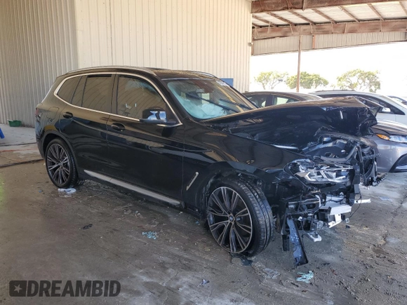 2024 BMW X3 sDrive30i with VIN WBX47DP08RN286581, listed as a Copart auction lot 42040215 with 5,660 mi miles and Non Repairable. Bid and sale history available at DreamBid. Image 4.