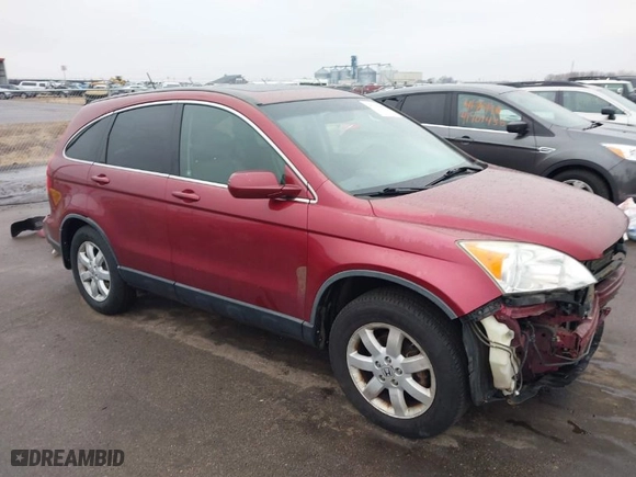 2007 Honda CR-V EX-L with VIN JHLRE48777C092740, listed as a IAAI auction lot 41715047 with 167,945 mi miles. Bid and sale history available at carsss.com. Image 1.