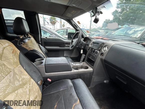 2005 Ford F-150 XLT with VIN 1FTPX14585NA13563, listed as a Copart auction lot 63709515 with 248,403 mi miles and Clean title. Bid and sale history available at DreamBid. Image 5.