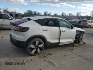 2023 Volvo C40 Recharge Pure Electric Ultimate with VIN YV4ED3GM1P2044198, listed as a Copart auction lot 47197815 with 8,258 mi miles and Salvage Title. Bid and sale history available at carsss.com. Image 3.