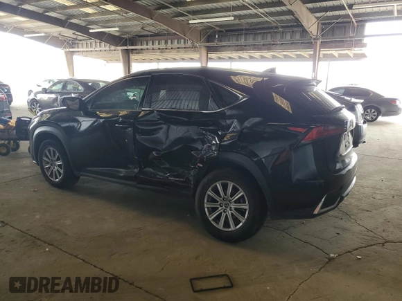 2018 Lexus NX 300h with VIN JTJBJRBZ0J2076116, listed as a Copart auction lot 59801065 with 67,158 mi miles and Salvage title. Bid and sale history available at DreamBid. Image 2.