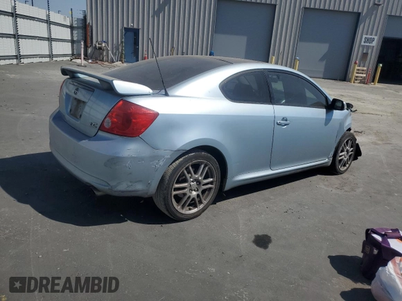 2007 Scion tC Spec with VIN JTKDE167X70176568, listed as a Copart auction lot 60289275 with Not provided miles and Salvage title. Bid and sale history available at DreamBid. Image 3.