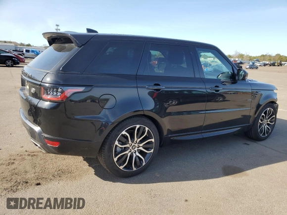 2022 Land Rover Range Rover Sport HSE Silver Edition with VIN SALWR2SU7NA235503, listed as a Copart auction lot 53357875 with 4,419 mi miles and Salvage title. Bid and sale history available at DreamBid. Image 3.