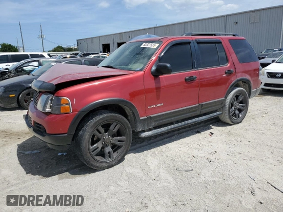 2004 Ford Explorer XLT with VIN 1FMZU73K24UB07921, listed as a Copart auction lot 55322585 with 117,293 mi miles and Salvage title. Bid and sale history available at DreamBid. Image 1.