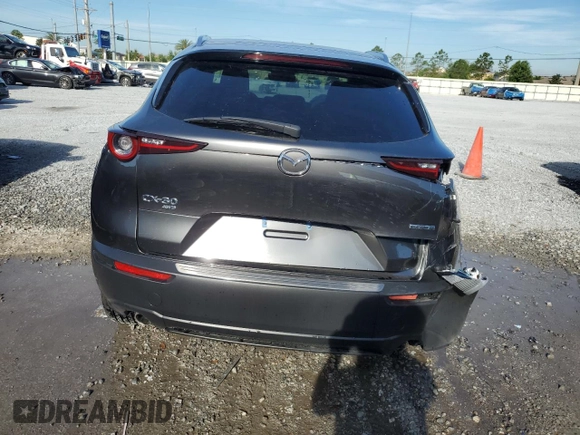 2025 Mazda CX-30 2.5 S Select Sport with VIN 3MVDMBBM4SM787924, listed as a Copart auction lot 50571185 with 1,608 mi miles and Salvage Title. Bid and sale history available at carsss.com. Image 6.