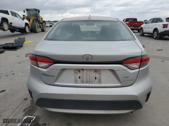 2022 Toyota Corolla LE with VIN 5YFEPMAE7NP356624, listed as a Copart auction lot 78134554 with 0 mi miles and Salvage Title. Bid and sale history available at carsss.com. Image 6.