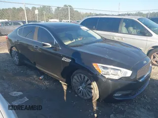2015 Kia K900 Premium with VIN KNALU4D47F6025048, listed as a IAAI auction lot 41234546 with 122,577 mi miles. Bid and sale history available at carsss.com. Image 13.