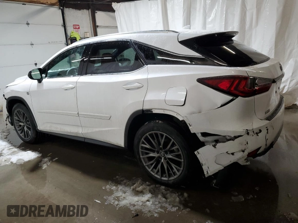 2022 Lexus RX 350 F Sport с VIN 2T2SZMDA5NC320822, выставлен на аукционе Copart как лот 88775795 с пробегом 33 559 миль миль и Списание • Salvage title. История ставок и продаж доступна на DreamBid. Изображение 2.