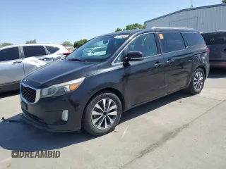 2016 Kia Sedona SX with VIN KNDMC5C11G6131388, listed as a Copart auction lot 52256365 with 157,567 mi miles and Clean Title. Bid and sale history available at carsss.com. Image 1.