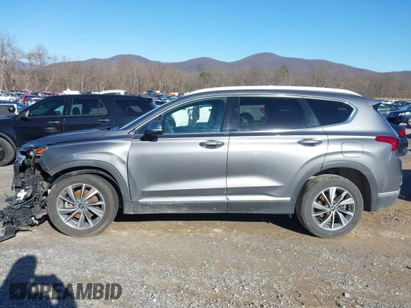 2019 Hyundai Santa Fe Limited with VIN 5NMS5CAD3KH033218, listed as a IAAI auction lot 41509237 with 95,152 mi miles. Bid and sale history available at carsss.com. Image 14.