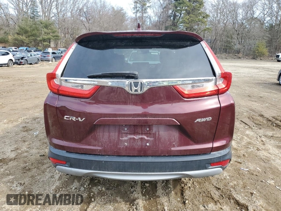 2018 Honda CR-V EX-L with VIN 7FARW2H89JE021822, listed as a Copart auction lot 46796985 with 74,809 mi miles and Salvage Title. Bid and sale history available at carsss.com. Image 6.