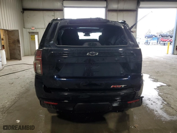 2023 Chevrolet Tahoe RST with VIN 1GNSKRKD9PR102238, listed as a Copart auction lot 87468924 with 0 mi miles and Salvage Title. Bid and sale history available at carsss.com. Image 6.