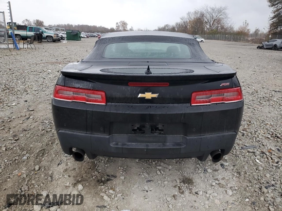 2015 Chevrolet Camaro LT with VIN 2G1FF3D33F9229309, listed as a Copart auction lot 78434774 with 100,320 mi miles and Non Repairable. Bid and sale history available at carsss.com. Image 6.