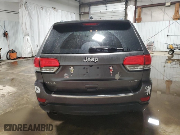 2014 Jeep Grand Cherokee Limited with VIN 1C4RJFBT8EC384064, listed as a Copart auction lot 44173625 with 198,428 mi miles and Salvage title. Bid and sale history available at DreamBid. Image 6.