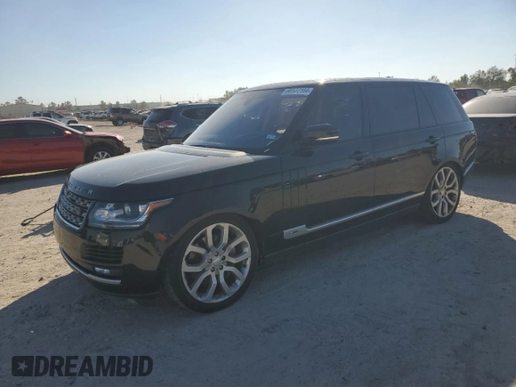 2017 Land Rover Range Rover with VIN SALGS5FE3HA339374, listed as a Copart auction lot 80572104 with 129,795 mi miles and Clean title. Bid and sale history available at DreamBid. Image 1.