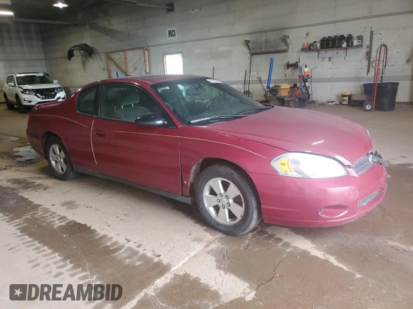 2006 Chevrolet Monte Carlo LT 3.5L with VIN 2G1WM16K769413912, listed as a Copart auction lot 61442645 with 144,058 mi miles and Clean title. Bid and sale history available at DreamBid. Image 4.