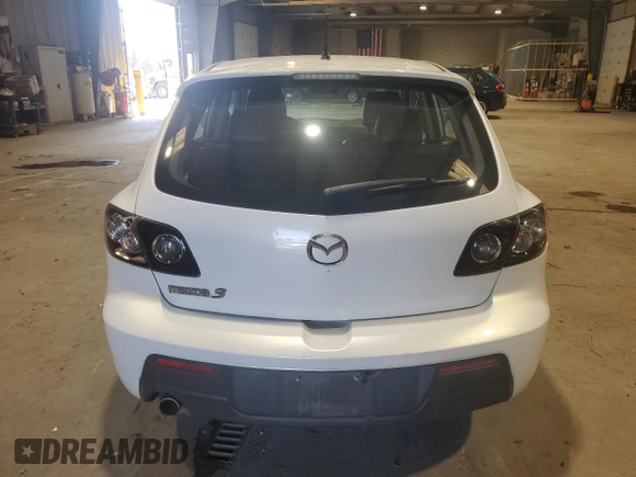 2008 Mazda 3 s GT *Ltd Avail* with VIN JM1BK344081167157, listed as a Copart auction lot 53884935 with 170,060 mi miles and Clean Title. Bid and sale history available at carsss.com. Image 6.