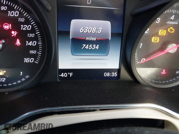 2018 Mercedes-Benz GLC with VIN WDC0G4JB3JV057181, listed as a IAAI auction lot 41830402 with 74,534 mi miles. Bid and sale history available at carsss.com. Image 15.