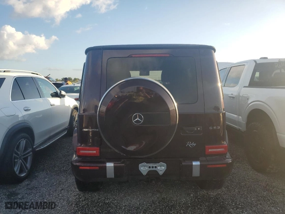 2022 Mercedes-Benz G-Class AMG G 63 with VIN W1NYC7HJ3NX437210, listed as a Copart auction lot 74717574 with 19,165 mi miles and Salvage Title. Bid and sale history available at carsss.com. Image 6.