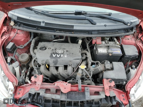 2009 Toyota Yaris with VIN JTDBT903091298264, listed as a Copart auction lot 50468965 with 187,199 mi miles and Salvage Title. Bid and sale history available at carsss.com. Image 12.