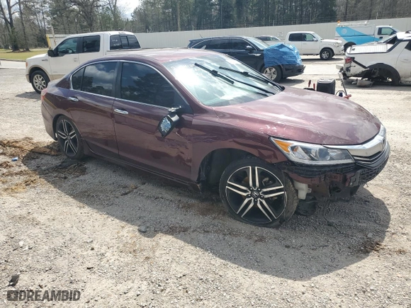 2017 Honda Accord Sedan Sport with VIN 1HGCR2F53HA192944, listed as a Copart auction lot 48325505 with 0 mi miles and Salvage Title. Bid and sale history available at carsss.com. Image 4.