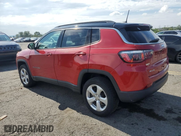 2019 Jeep Compass Altitude z VIN 3C4NJDBB0KT846787, wystawiony jako Copart lot #64287575 z przebiegiem 29 908 mil mil oraz Szkoda całkowita • Salvage title. Historia ofert i sprzedaży dostępna na DreamBid. Obrazek 2.