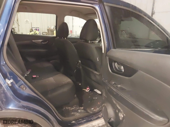 2017 Nissan Rogue SL with VIN 5N1AT2MT1HC794587, listed as a IAAI auction lot 41708715 with 121,017 mi miles. Bid and sale history available at carsss.com. Image 8.