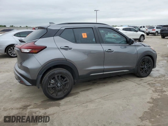2024 Nissan Kicks SR with VIN 3N1CP5DV8RL471439, listed as a Copart auction lot 51824445 with 49,879 mi miles and Salvage Title. Bid and sale history available at DreamBid. Image 3.