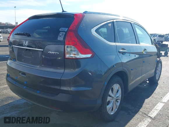 2013 Honda CR-V EX-L with VIN 2HKRM4H75DH660774, listed as a IAAI auction lot 41800719 with 166,647 mi miles. Bid and sale history available at carsss.com. Image 4.