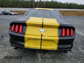 2017 Ford Mustang V6 with VIN 1FA6P8AMXH5226959, listed as a Copart auction lot 44716215 with 96,363 mi miles and Salvage Title. Bid and sale history available at carsss.com. Image 6.