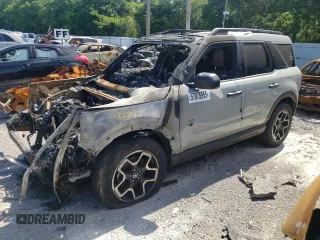 2021 Ford Bronco Sport Big Bend z VIN 3FMCR9B62MRB05097, wystawiony jako Copart lot #57875955 z przebiegiem Nie podano mil oraz Nie do naprawy • Non repairable. Historia ofert i sprzedaży dostępna na DreamBid. Obrazek 1.