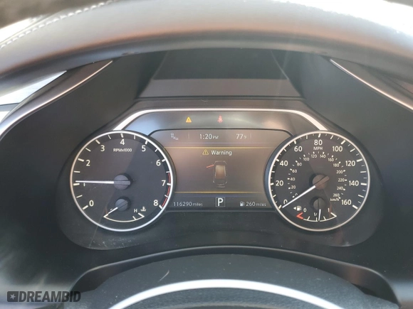 2015 Nissan Murano SV with VIN 5N1AZ2MG7FN269018, listed as a Copart auction lot 45927275 with 116,290 mi miles and Salvage Title. Bid and sale history available at carsss.com. Image 9.