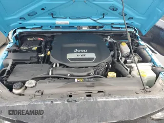 2018 Jeep Wrangler JK Unlimited Sport S with VIN 1C4BJWDG8JL860843, listed as a Copart auction lot 74480734 with 0 mi miles and Non Repairable. Bid and sale history available at carsss.com. Image 11.