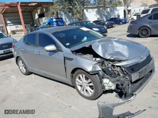 2013 Kia Optima EX with VIN 5XXGN4A7XDG128799, listed as a IAAI auction lot 41631612 with 191,124 mi miles. Bid and sale history available at carsss.com. Image 1.