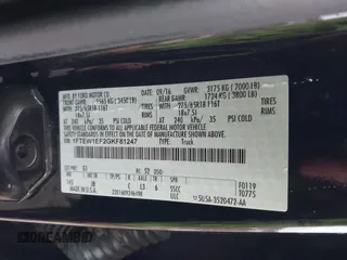 2016 Ford F-150 XLT with VIN 1FTEW1EF2GKF81247, listed as a IAAI auction lot 42146880 with 137,566 mi miles and . Bid and sale history available at DreamBid. Image 9.