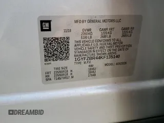 2019 Cadillac XT4 AWD Luxury with VIN 1GYFZBR44KF135140, listed as a Copart auction lot 83211944 with 39,589 mi miles and Salvage Title. Bid and sale history available at carsss.com. Image 14.