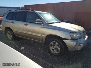 2007 Toyota Highlander with VIN JTEGD21A670168026, listed as a Copart auction lot 42421105 with 0 mi miles and Salvage Title. Bid and sale history available at carsss.com. Image 4.
