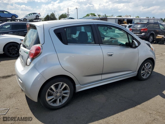 2015 Chevrolet Spark EV LT with VIN KL8CK6S0XFC752943, listed as a Copart auction lot 60455404 with 59,112 mi miles and Salvage Title. Bid and sale history available at carsss.com. Image 3.
