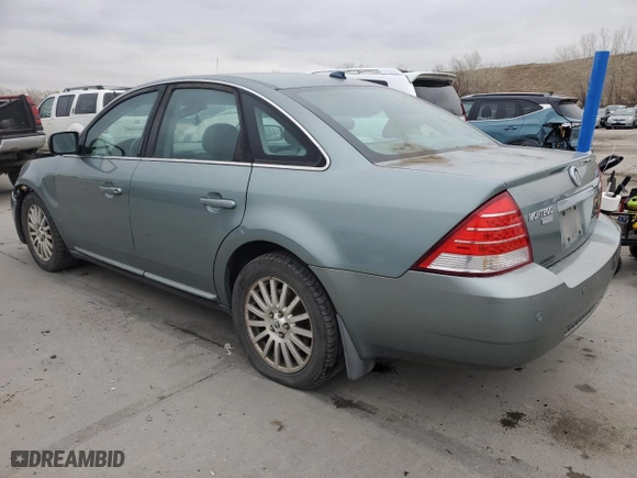 2007 Mercury Montego Premier with VIN 1MEHM43117G610363, listed as a Copart auction lot 47382705 with 224,510 mi miles and Salvage Title. Bid and sale history available at carsss.com. Image 2.