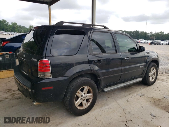 2007 Mercury Mariner with VIN 4M2CU39H97KJ03132, listed as a Copart auction lot 61134654 with 263,005 mi miles and Salvage title. Bid and sale history available at DreamBid. Image 3.