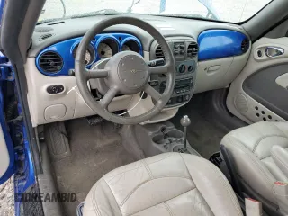 2005 Chrysler PT Cruiser Touring with VIN 3C3AY55E65T501455, listed as a Copart auction lot 61815515 with 123,828 mi miles and Salvage title. Bid and sale history available at DreamBid. Image 8.