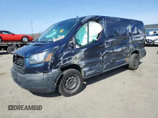 2016 Ford Transit Cargo with VIN 1FTYR1ZM4GKB01559, listed as a Copart auction lot 48544715 with 212,574 mi miles and Salvage Title. Bid and sale history available at carsss.com. Image 1.