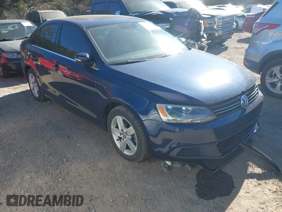 2014 Volkswagen Jetta TDI w/Premium with VIN 3VWLL7AJ8EM432471, listed as a IAAI auction lot 41695764 with 116,083 mi miles and . Bid and sale history available at DreamBid. Image 1.