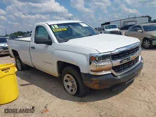 2018 Chevrolet Silverado 1500 Work Truck with VIN 1GCNCNEH8JZ134194, listed as a IAAI auction lot 40376580 with 155,003 mi miles. Bid and sale history available at carsss.com. Image 1.
