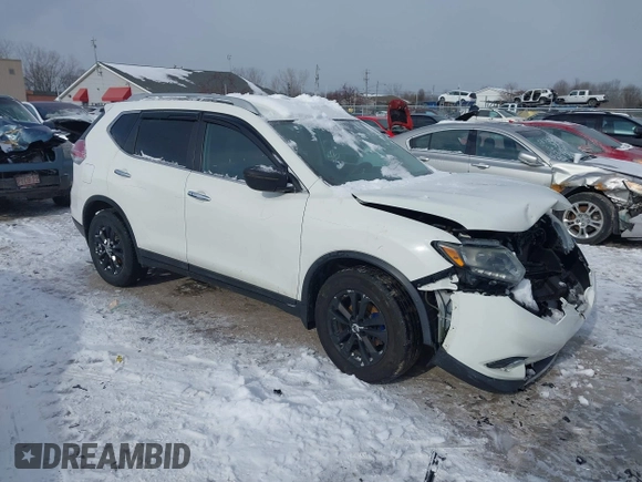 2016 Nissan Rogue SV with VIN 5N1AT2MT9GC780340, listed as a IAAI auction lot 41317932 with 127,873 mi miles and . Bid and sale history available at DreamBid. Image 1.