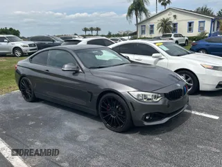 2014 BMW 4 Series 435i xDrive with VIN WBA3R5C59EK186198, listed as a Copart auction lot 54361555 with 103,175 mi miles and Clean Title. Bid and sale history available at carsss.com. Image 1.