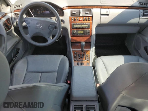 2000 Mercedes-Benz E-Class with VIN WDBJF65J5YB054237, listed as a Copart auction lot 76315974 with 95,092 mi miles and Salvage Title. Bid and sale history available at carsss.com. Image 8.