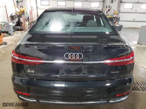 2020 Audi A6 Premium with VIN WAUD8AF20LN086763, listed as a Copart auction lot 84684914 with 25281 miles and Salvage Title. Bid and sale history available at carsss.com. Image 6.