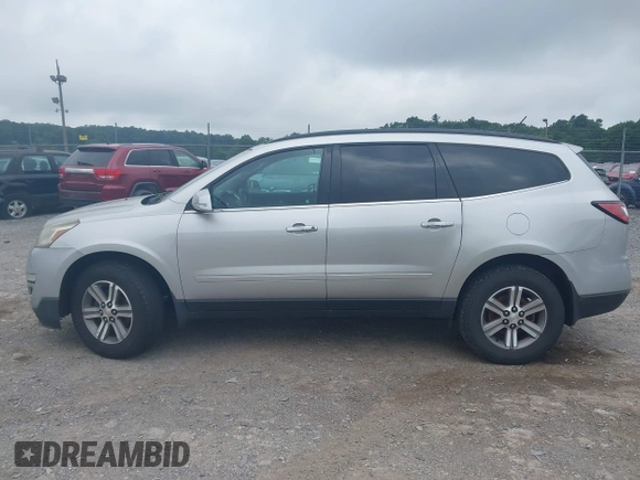 2015 Chevrolet Traverse LT with VIN 1GNKRGKD1FJ260280, listed as a IAAI auction lot 42655028 with 165,193 mi miles and . Bid and sale history available at DreamBid. Image 14.